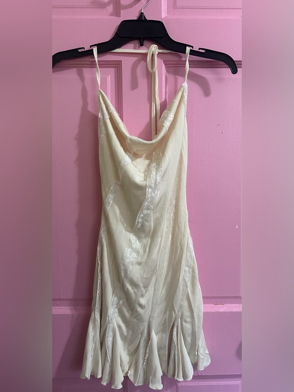 Ivory Lace Slip Dress